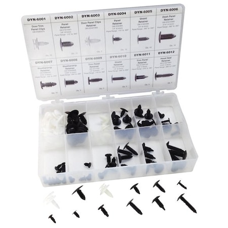 Atd Tools ATD 90-Piece GM Retainer Assortment 39350